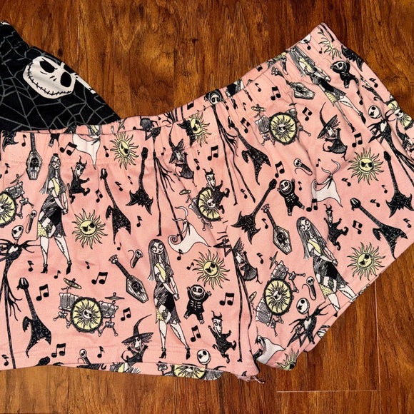 Disney Nightmare Before Christmas Sleep Shorts PJs 2 Pair Bundle XL - Picture 3 of 5